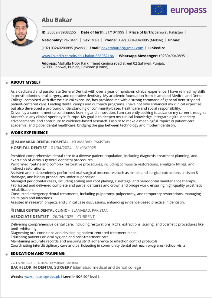 Resume 1 Image 1